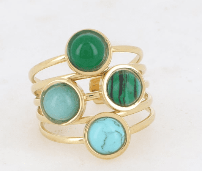 Bague Cabochons  Ronds