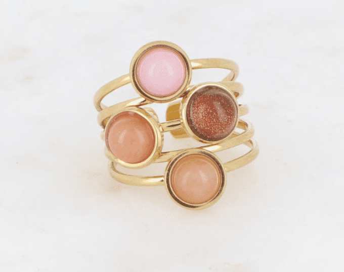 Bague Cabochons  Ronds