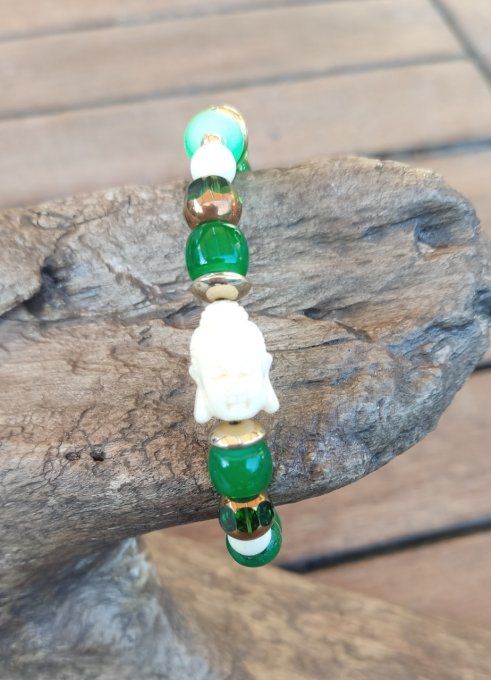 Bracelet Vert Bouddha