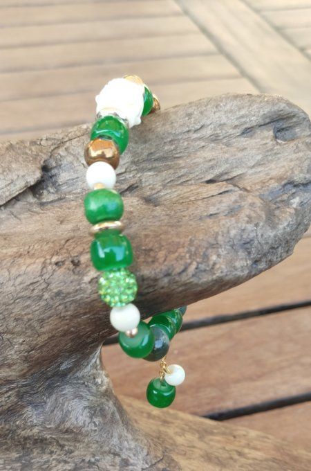 Bracelet Vert Bouddha