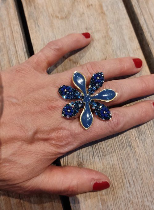 Bague FLEUR&STRASS B