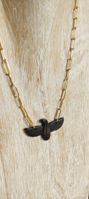 Collier Aigle Noir