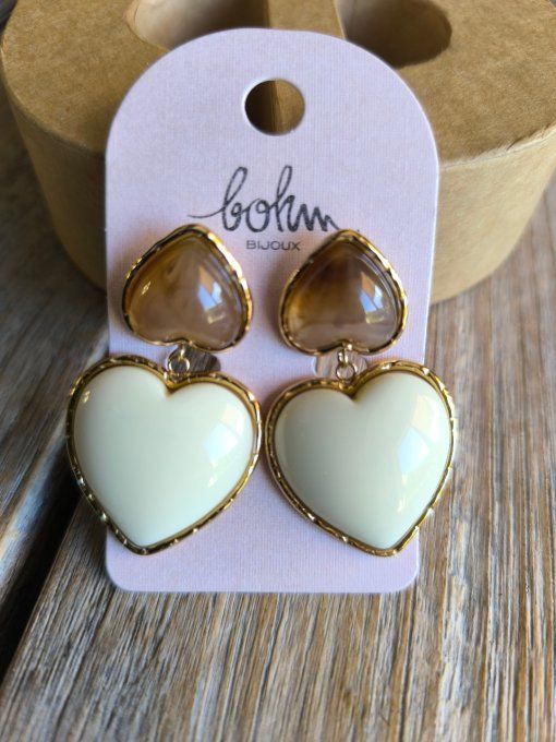 Boucles Duo de Coeur 