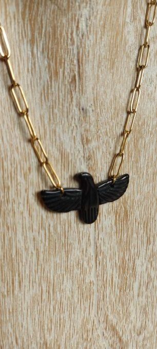 Collier Aigle Noir